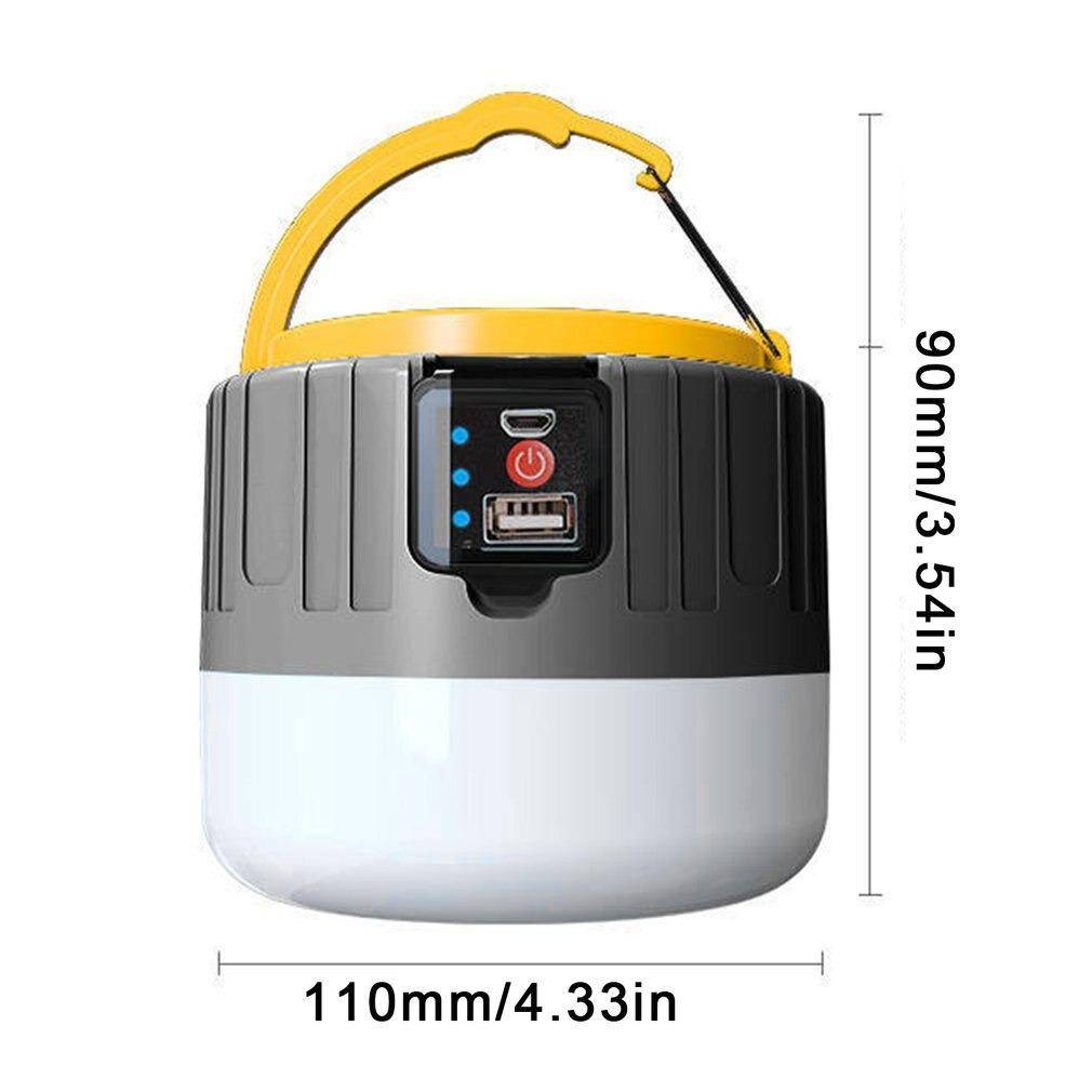 Camping Light Lantern Solar LED Rechargeable With Remote USB Power bank - SKINMOZ MARKET