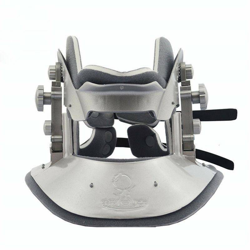 Cervical Neck Traction Device : Neck stretcher Brace Adjustable, Grey - SKINMOZ MARKET
