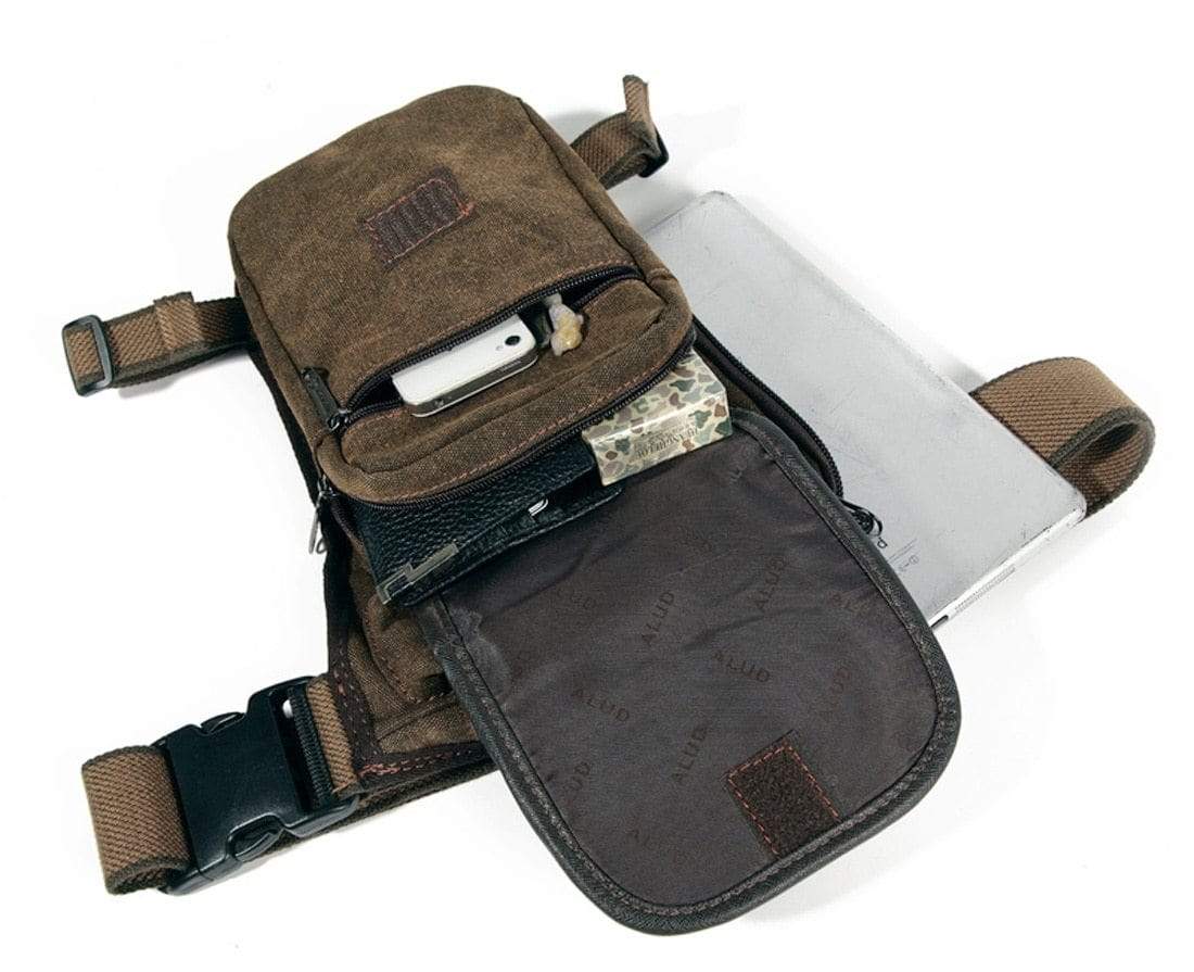 Motorcycle Drop Thigh Leg Bag : Tactical Multi Purpose And Conceal - SKINMOZ MARKET
