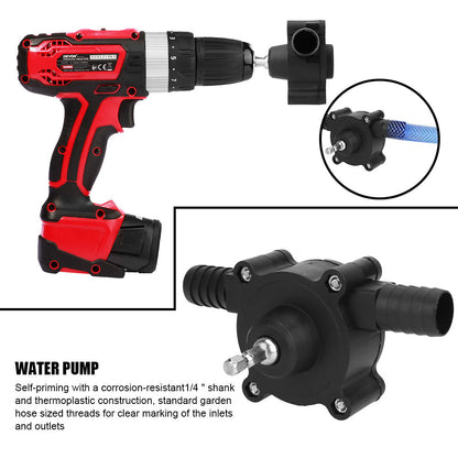 Drill Pump: Hand Electric Drill Drive Self Priming Water Transfer Pump - SKINMOZ MARKET
