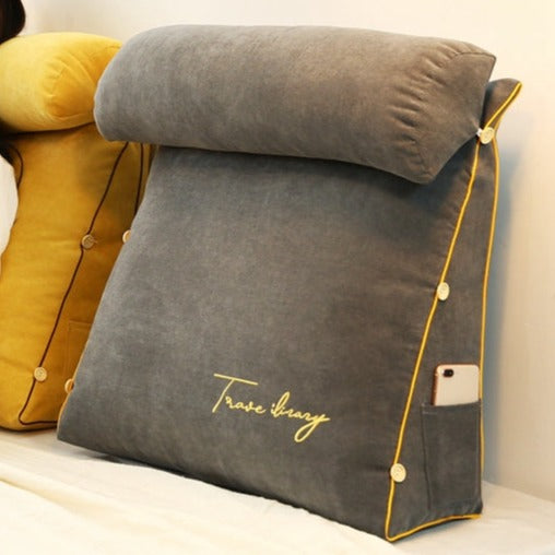 Backrest Reading Pillow - Luxury Reading Pillow For Bed