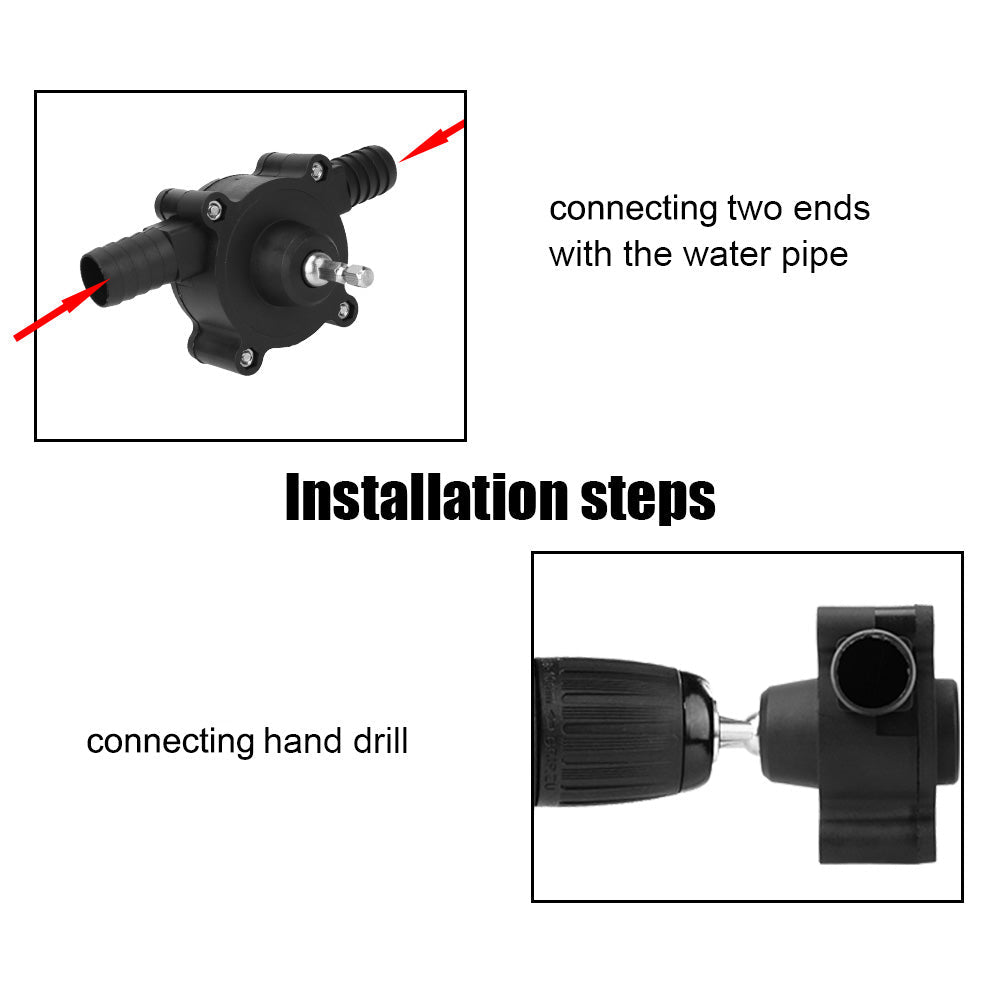 Drill Pump: Hand Electric Drill Drive Self Priming Water Transfer Pump - SKINMOZ MARKET
