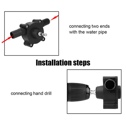 Drill Pump: Hand Electric Drill Drive Self Priming Water Transfer Pump - SKINMOZ MARKET