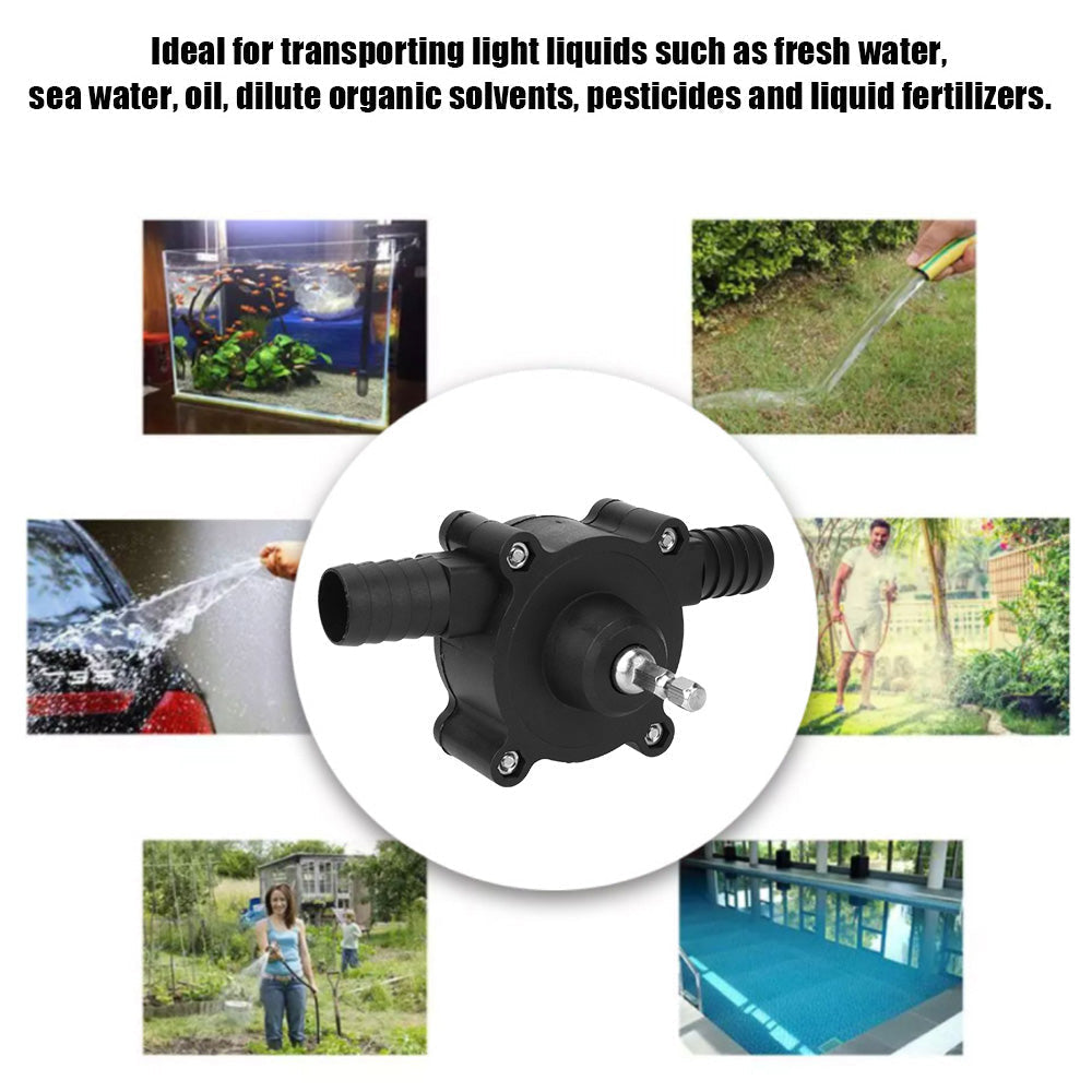 Drill Pump: Hand Electric Drill Drive Self Priming Water Transfer Pump - SKINMOZ MARKET