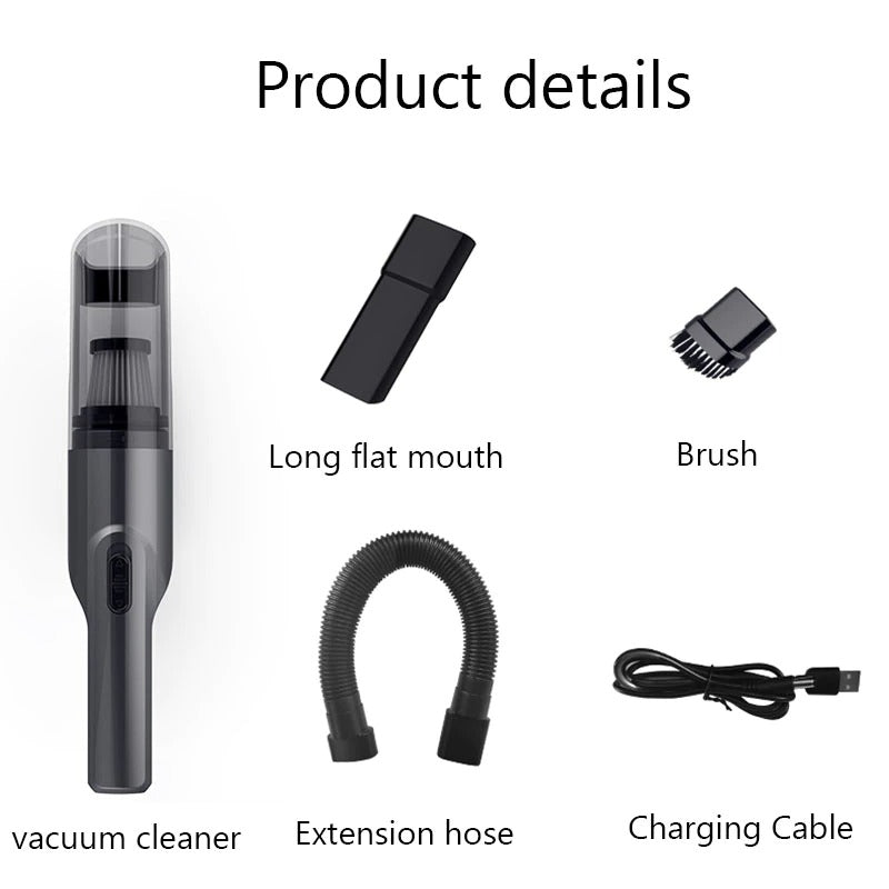 Handheld Vacuum Cleaner Wireless Portable Vacuum Rechargeable - SKINMOZ MARKET