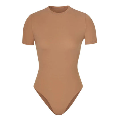 Tshirt Bodysuits: Fits Everybody Women's Round Neck T-shirts All Colors - SKINMOZ MARKET